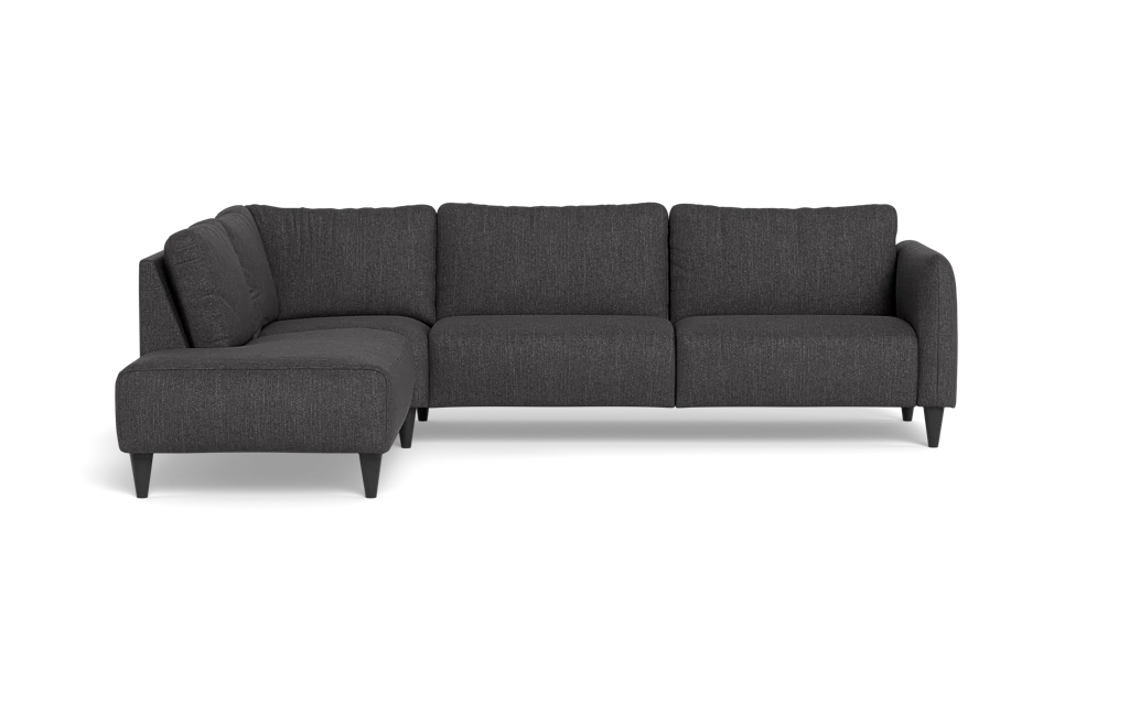 Solution 2701 sofa med open end - Vila stof - Dark Grey - Venstrevendt
