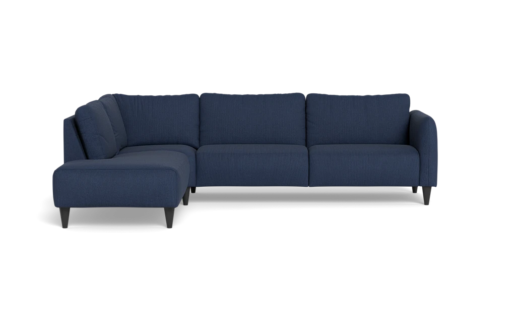 Solution 2701 sofa med open end - Rebel stof - Indigo - Venstrevendt