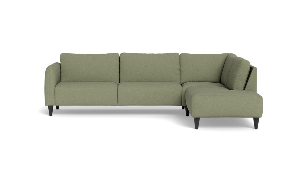 Solution 2701 sofa med open end - Bloq stof - Eucalyptus - Højrevendt