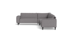 Solution 2701 hjørnesofa - brede armlæn 28 cm - Montana stof - Grey