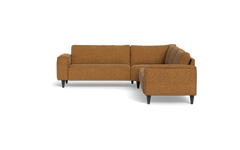 Solution 2701 hjørnesofa - brede armlæn 28 cm - Chronotex stof - Cinnamon