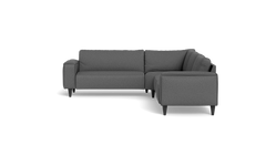 Solution 2701 hjørnesofa - brede armlæn 28 cm - Idaho stof - Antracite