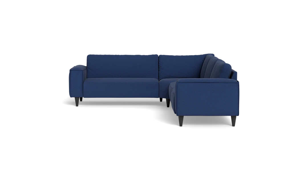 Solution 2701 hjørnesofa - brede armlæn 28 cm - New Ocean stof - Dark blue