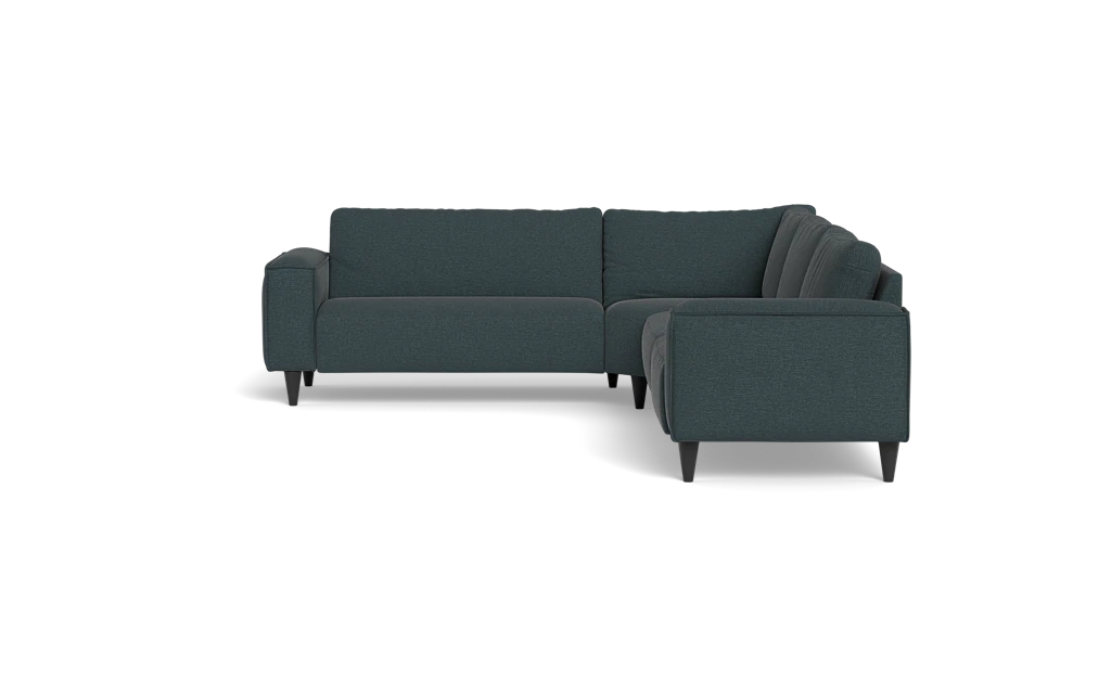 Solution 2701 hjørnesofa - brede armlæn 28 cm - City stof - Petrol
