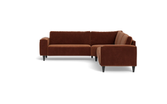 Solution 2701 hjørnesofa - brede armlæn 28 cm - Adore velour - Copper
