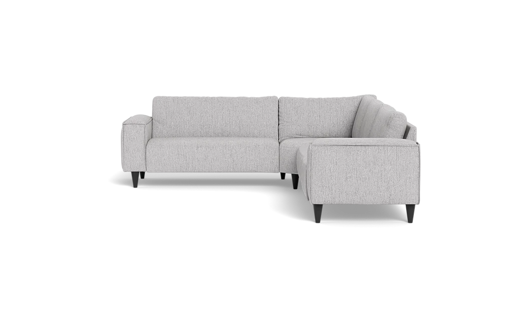 Solution 2701 hjørnesofa - brede armlæn 28 cm - Fusion stof - Steel