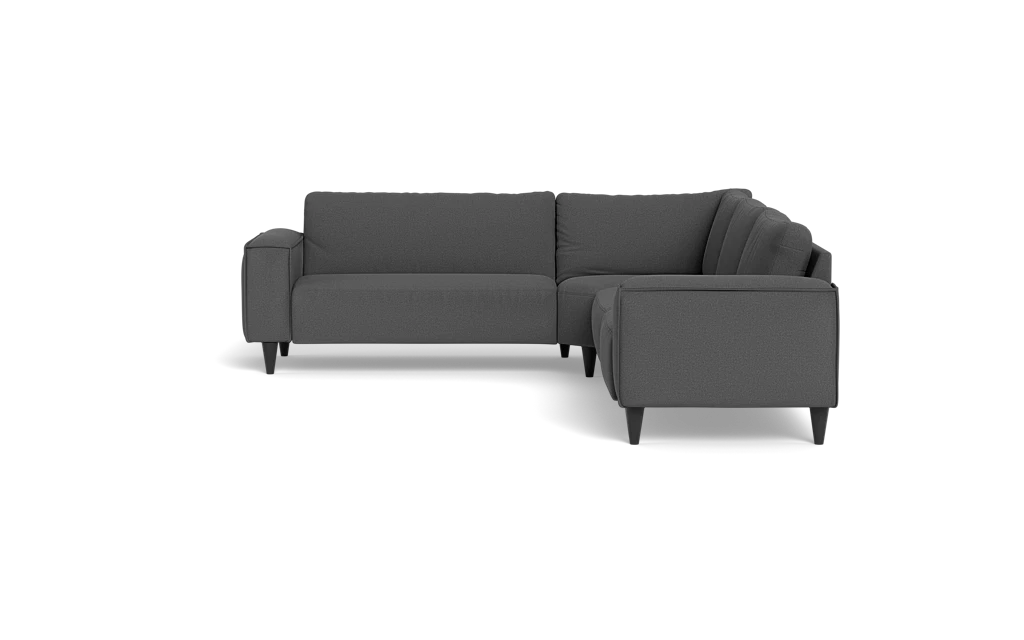Solution 2701 hjørnesofa - brede armlæn 28 cm - New Ocean stof - Graphite
