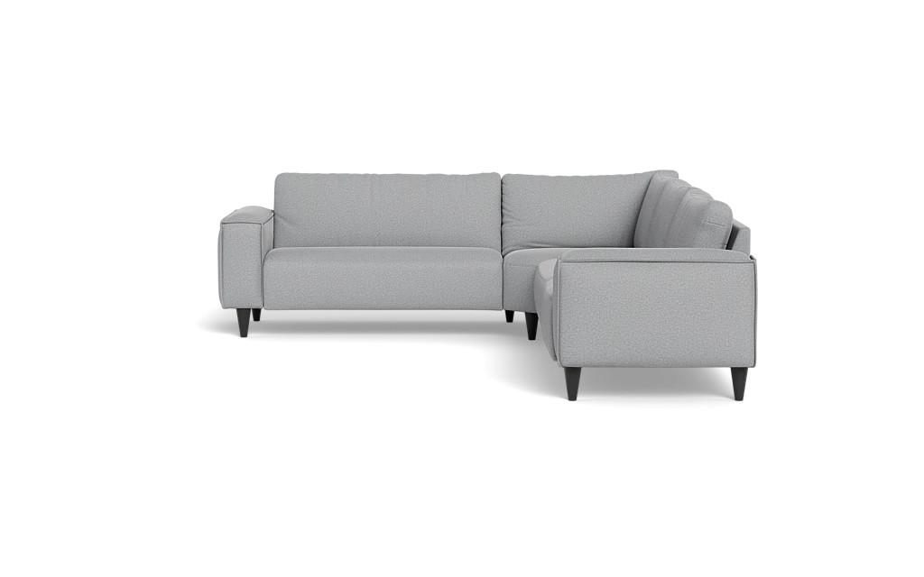 Solution 2701 hjørnesofa - brede armlæn 28 cm - Oakland stof - Light Grey