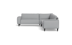 Solution 2701 hjørnesofa - brede armlæn 28 cm - Oakland stof - Light Grey