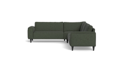 Solution 2701 hjørnesofa - brede armlæn 28 cm - City stof - Green
