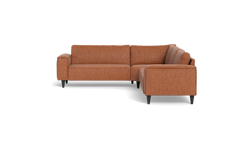 Solution 2701 hjørnesofa - brede armlæn 28 cm - Fusion stof - Copper