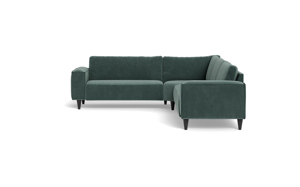 Solution 2701 hjørnesofa - brede armlæn 28 cm - Adore velour - Niagara