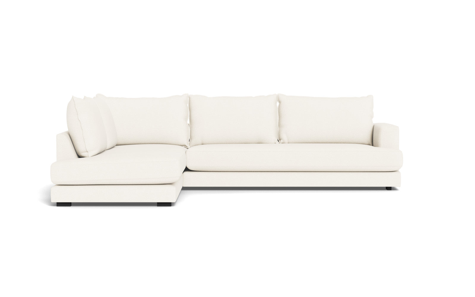 Cozy XL sofa med open end - Baloo stof - 2073 Hvid, Venstrevendt