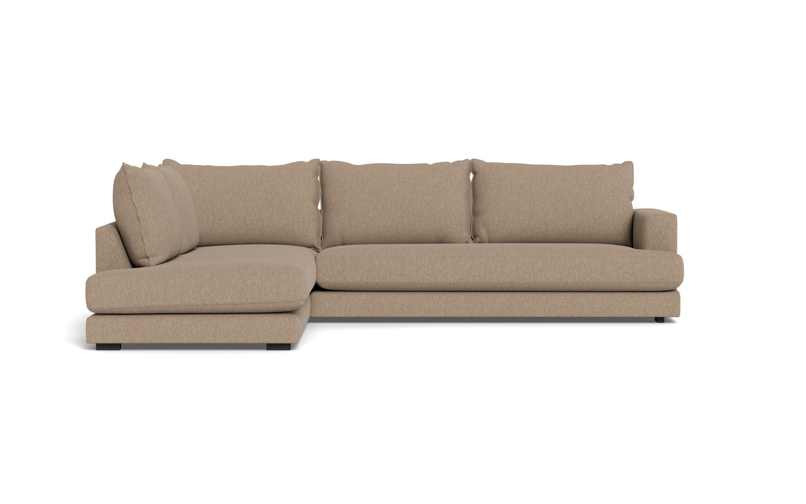 Cozy XL sofa med open end - Gear stof - 05 beige, Venstrevendt