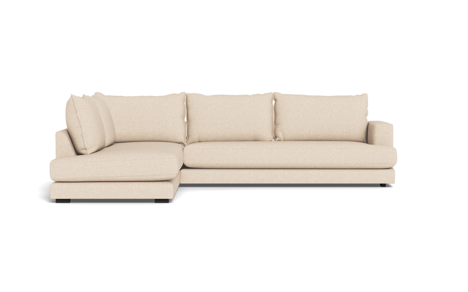 Cozy XL sofa med open end - Bjorn stof - beige, Venstrevendt