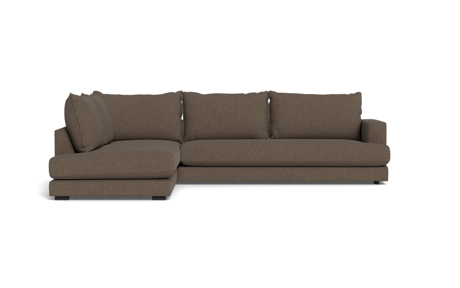 Cozy XL sofa med open end - Gear stof - 12 taupe, Venstrevendt