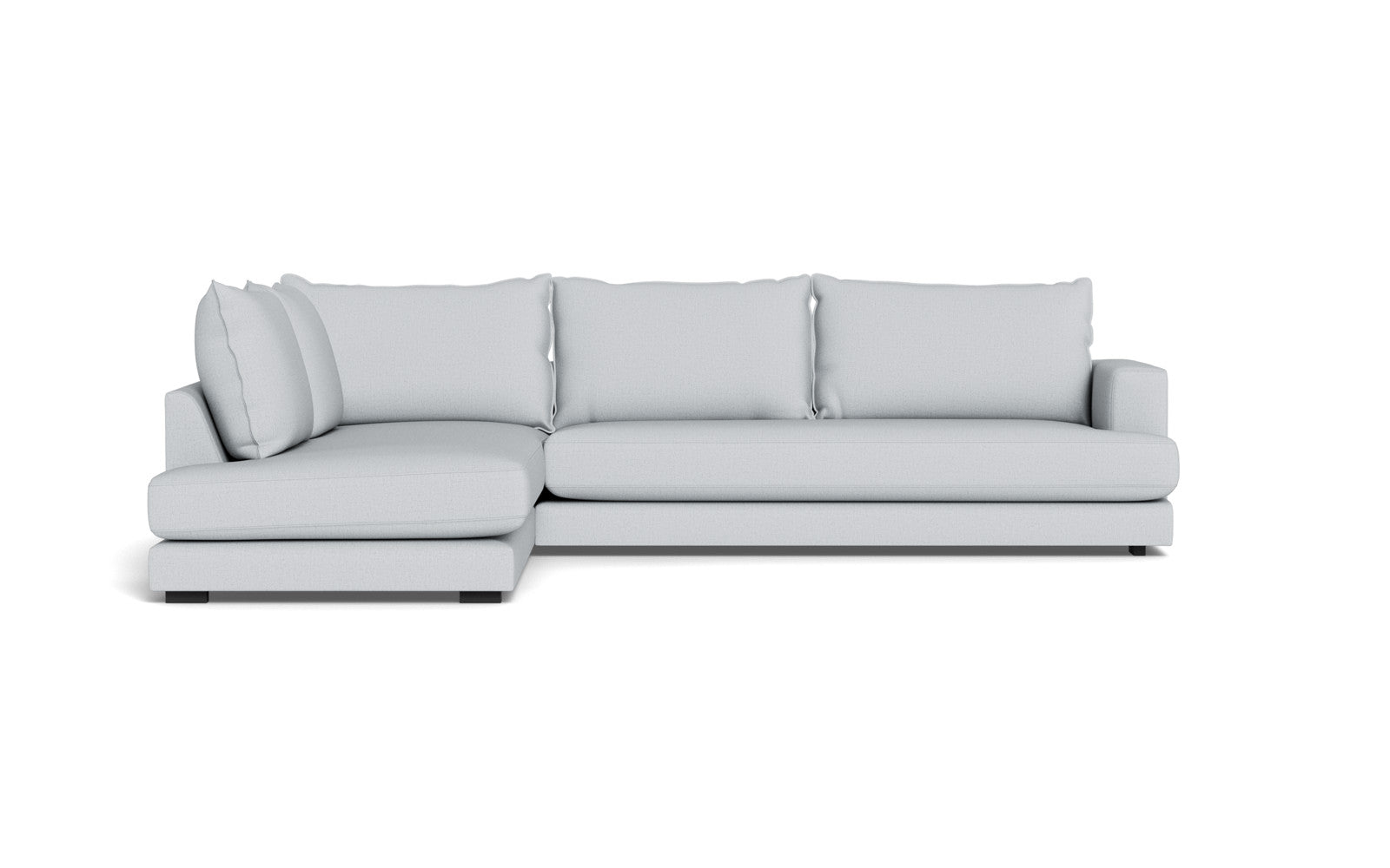 Cozy XL sofa med open end - Moly stof - 70 Grå, Venstrevendt