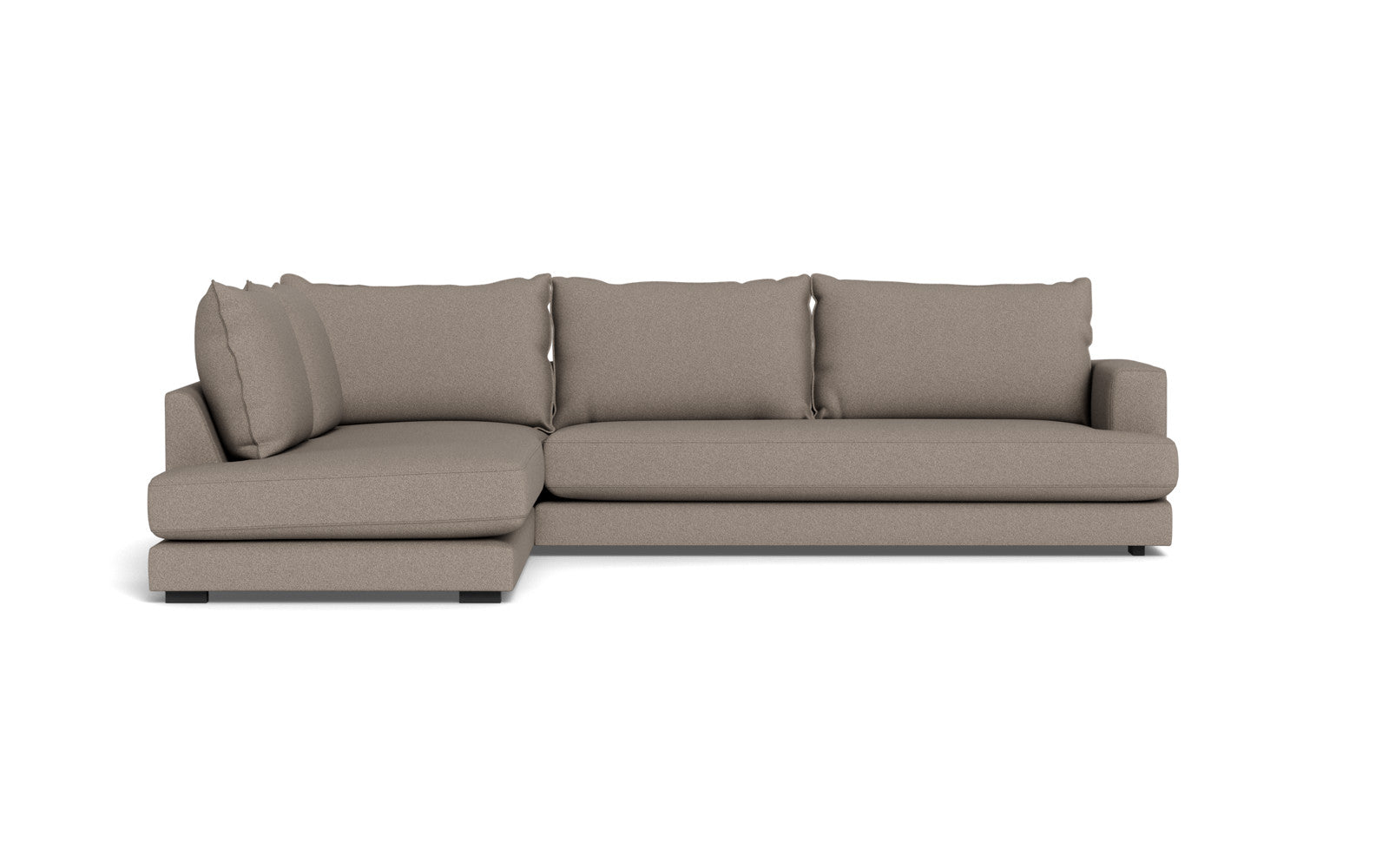 Cozy XL sofa med open end - Austin stof - 04 stone, Venstrevendt