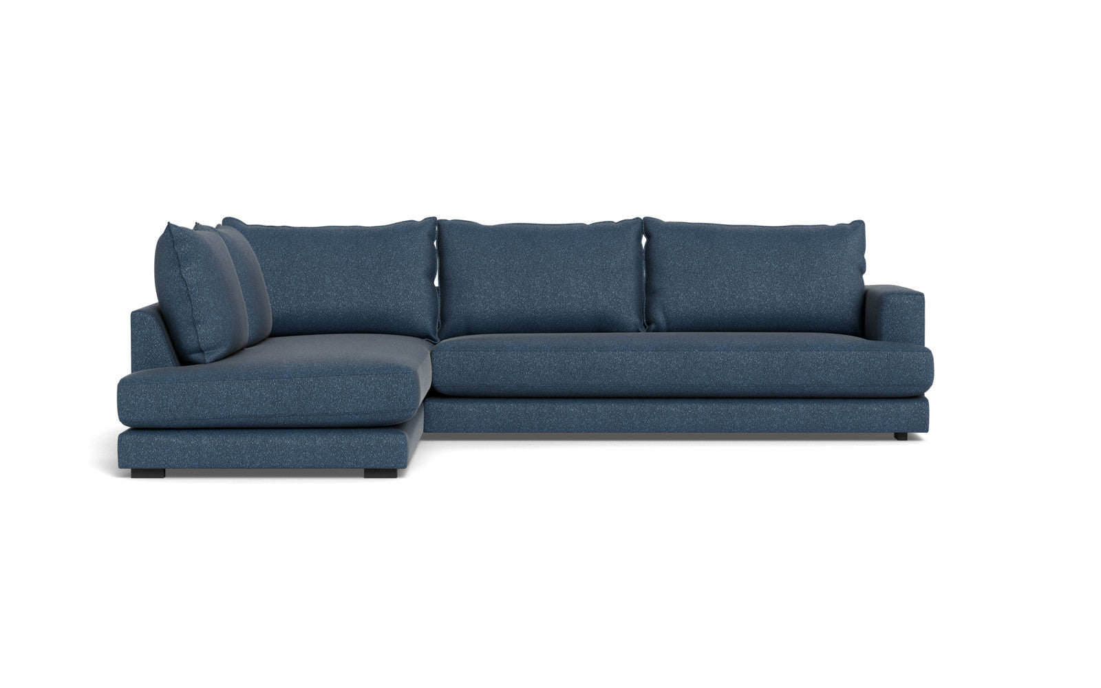 Cozy XL sofa med open end - Baloo stof - 2087 Blå, Venstrevendt