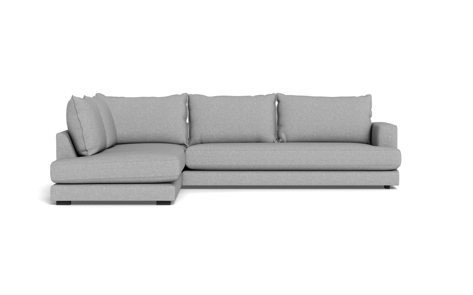Cozy XL sofa med open end - Bjorn stof - lysegrå, Venstrevendt