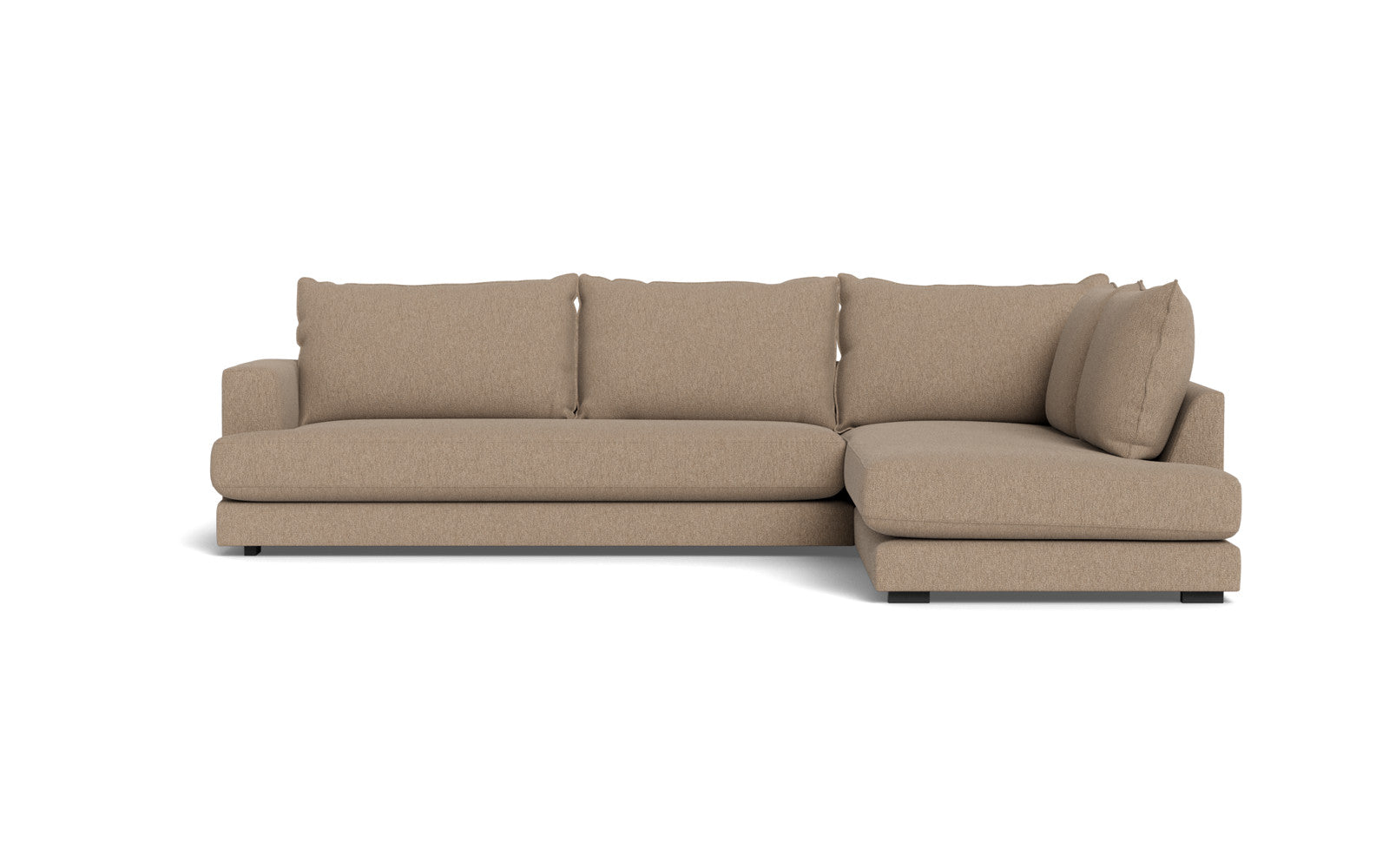 Cozy XL sofa med open end - Gear stof - 05 beige, Højrevendt
