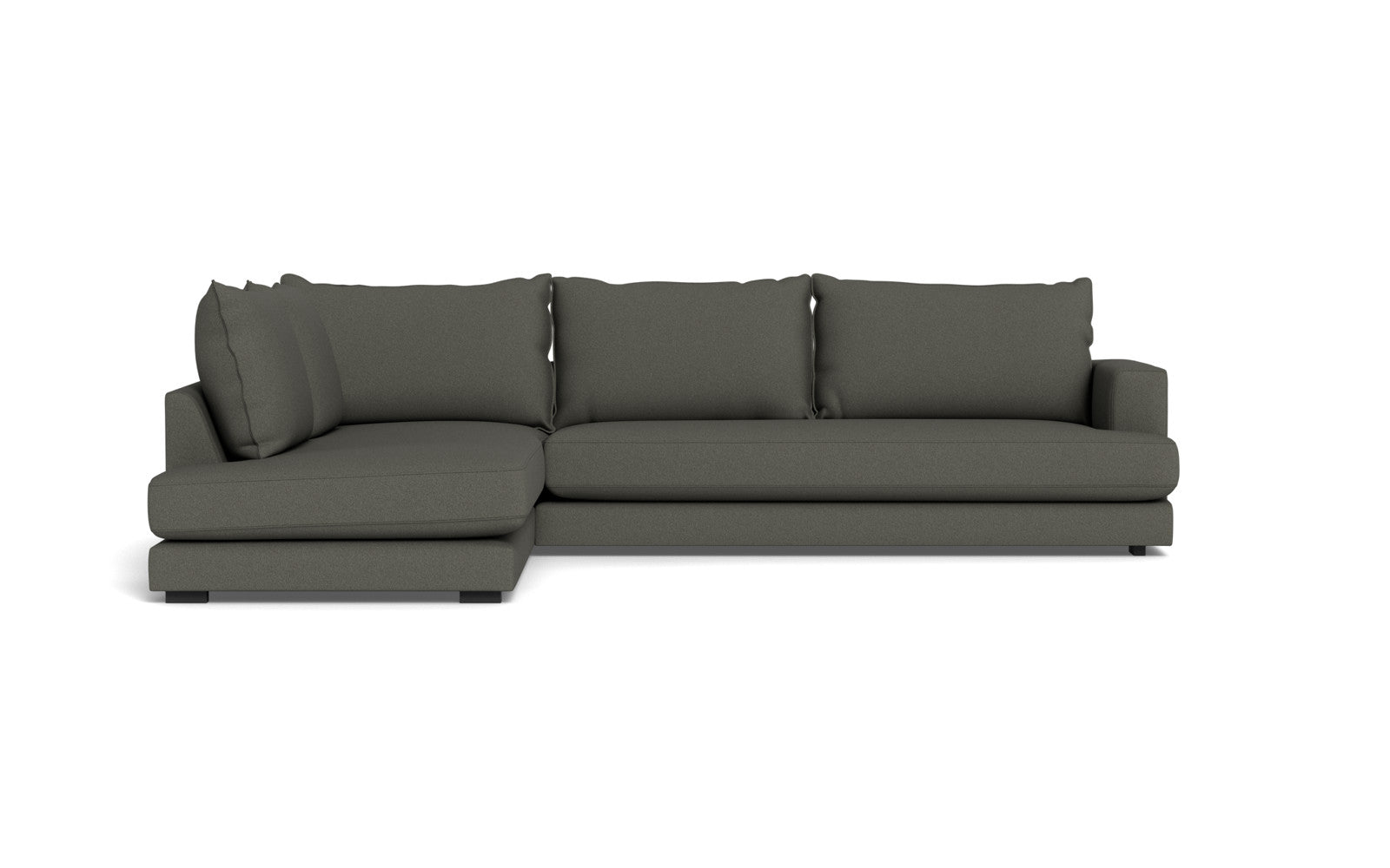 Cozy XL sofa med open end - Austin stof - 20 grå, Venstrevendt