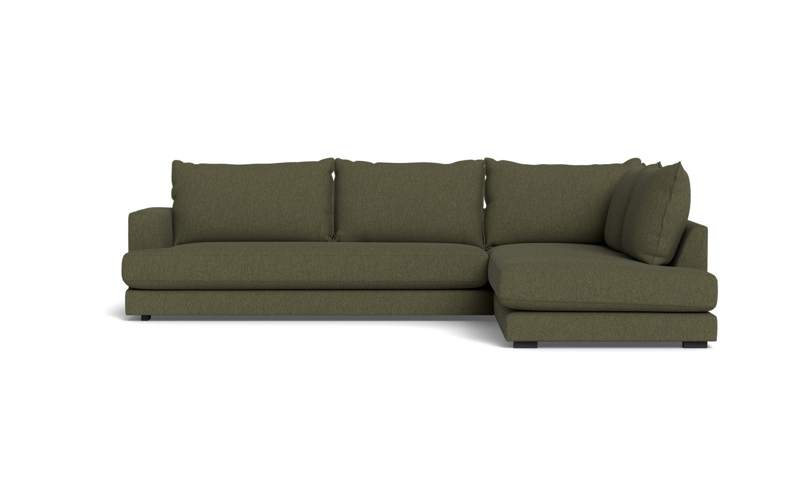Cozy XL sofa med open end - Gear stof - 88 turtle, Højrevendt