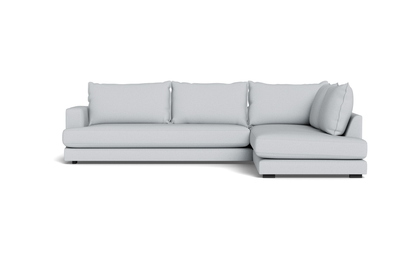 Cozy XL sofa med open end - Moly stof - 70 Grå, Højrevendt