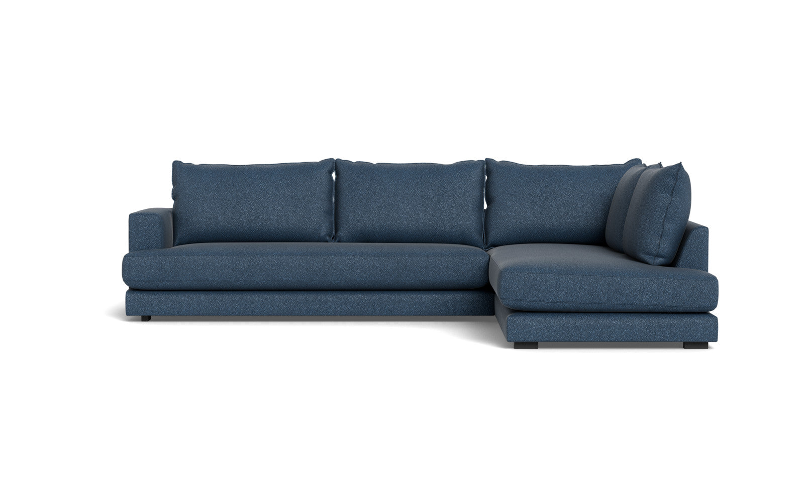 Cozy XL sofa med open end - Baloo stof - 2087 Blå, Højrevendt