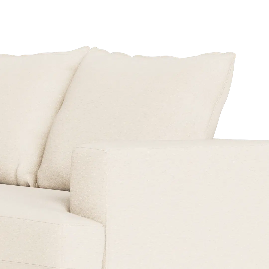 Cozy sofa med chaiselong og open-end