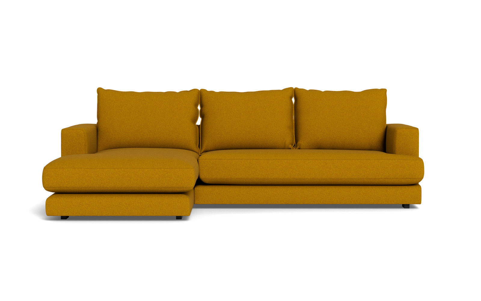 Cozy sofa med chaiselong - Austin stof - 11 gul, Venstrevendt