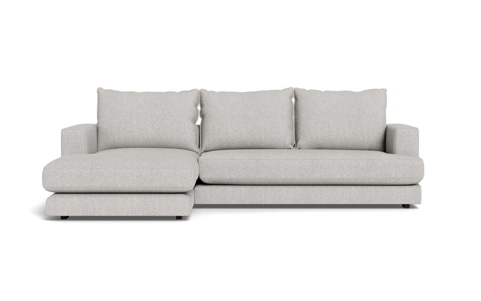 Cozy sofa med chaiselong - Baloo stof - 2085 Grå, Venstrevendt