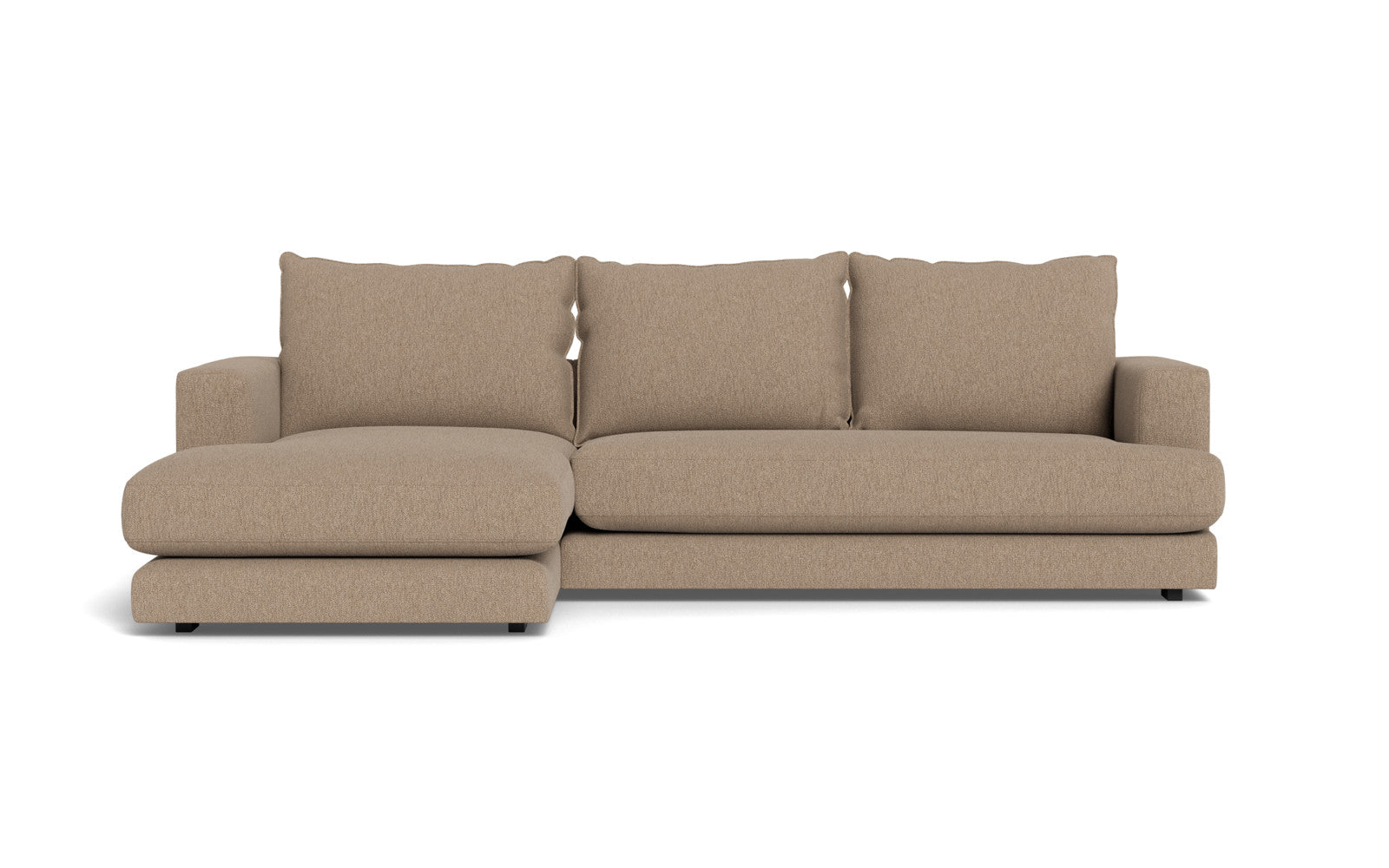 Cozy sofa med chaiselong - Gear stof - 05 beige, Højrevendt