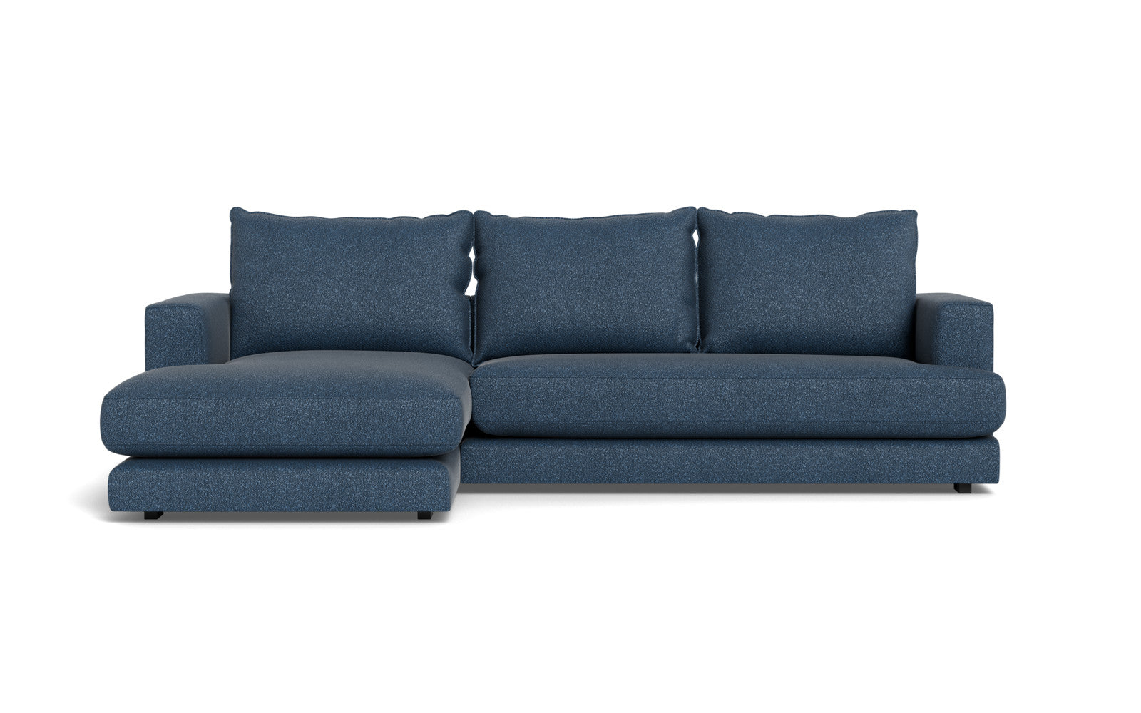 Cozy sofa med chaiselong - Baloo stof - 2087 Blå, Højrevendt