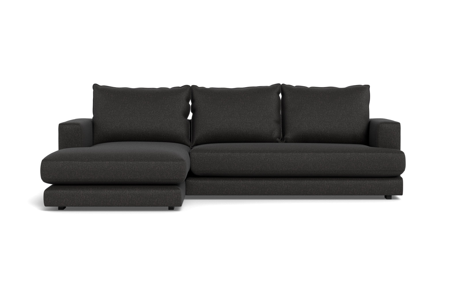 Cozy sofa med chaiselong - Bjorn stof - antracit, Venstrevendt