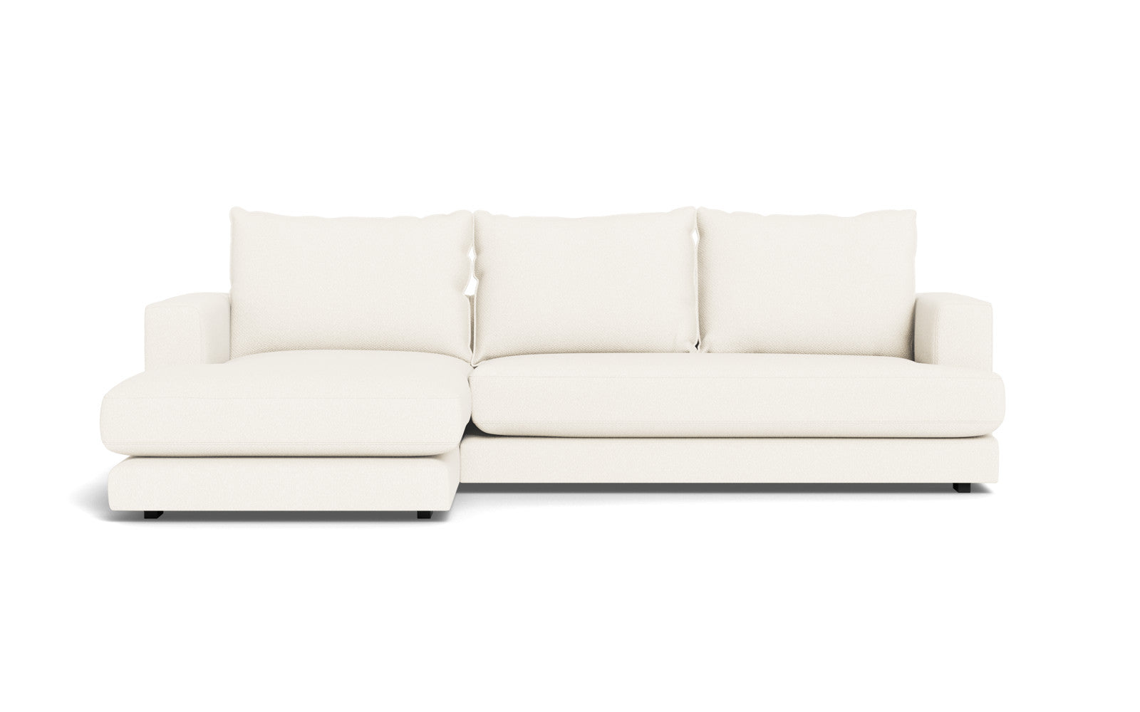 Cozy sofa med chaiselong - Baloo stof - 2073 Hvid, Højrevendt