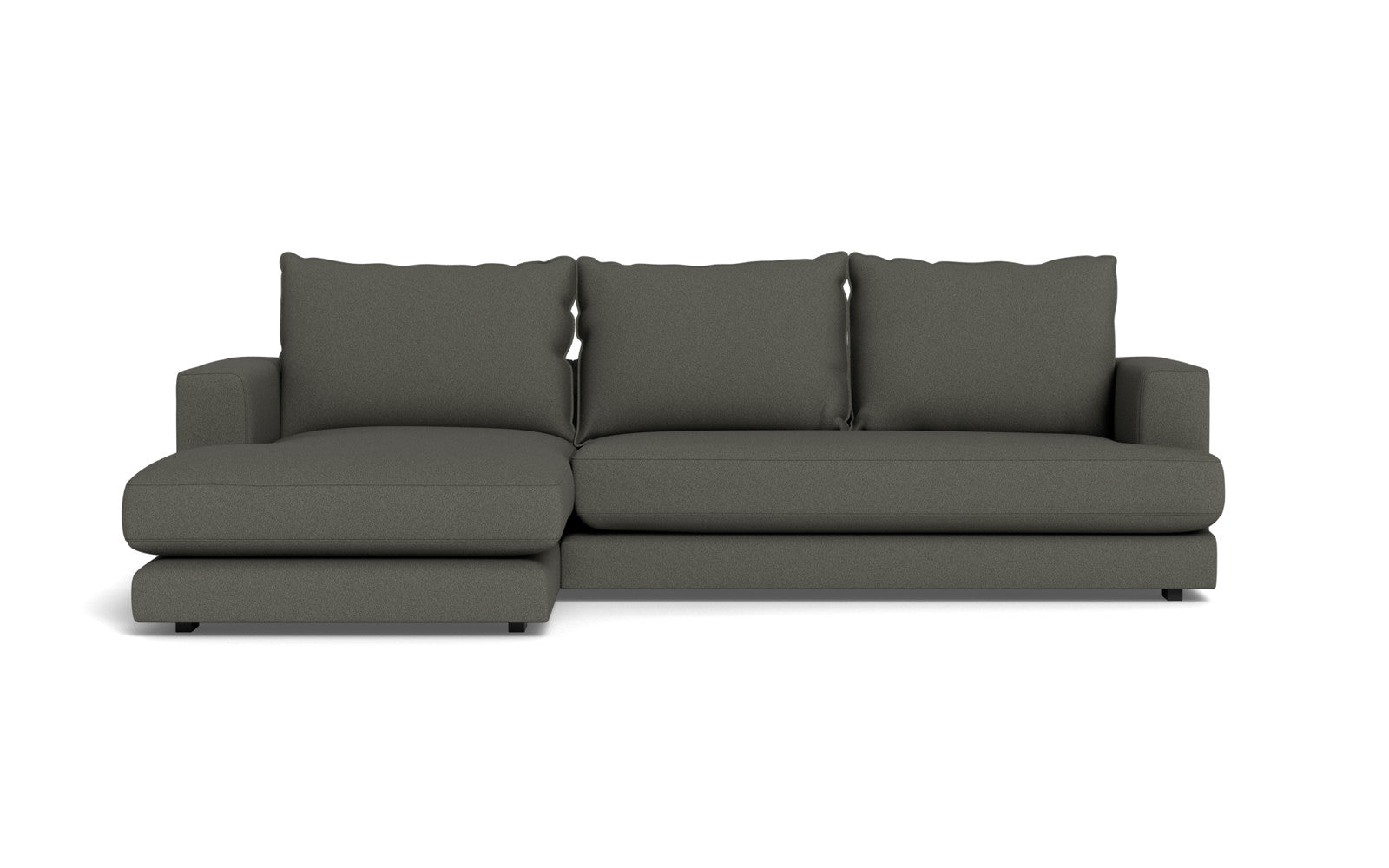 Cozy sofa med chaiselong - Austin stof - 20 grå, Venstrevendt