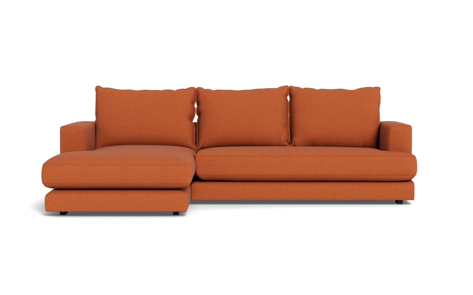 Cozy sofa med chaiselong - Austin stof - 9 rust, Venstrevendt
