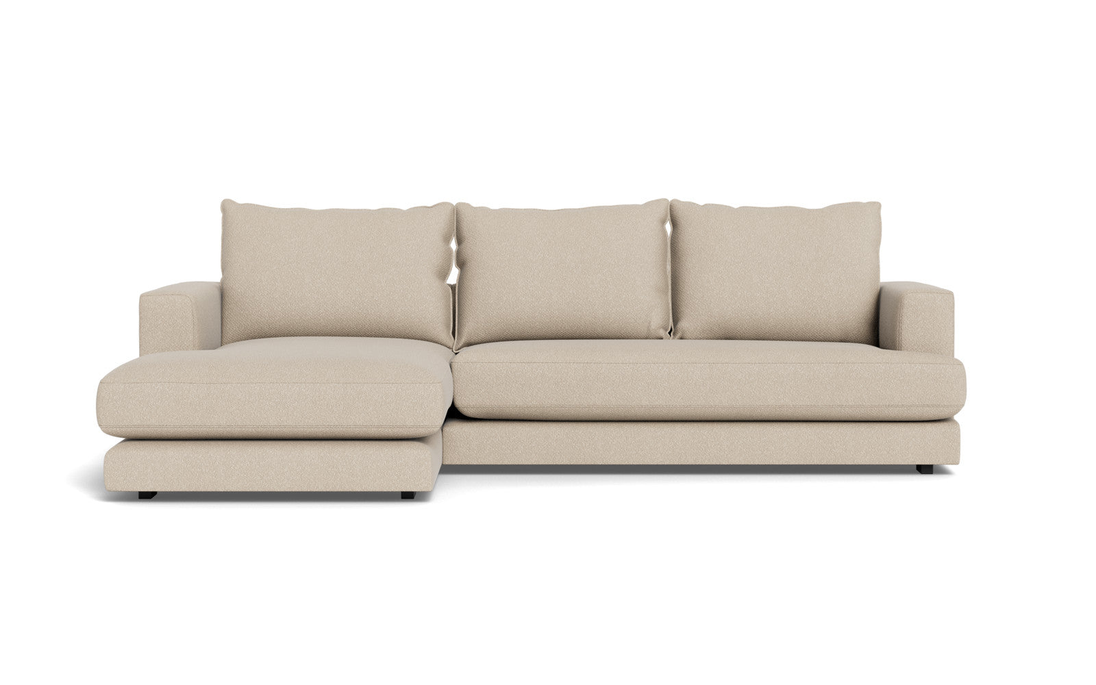 Cozy sofa med chaiselong - Baloo stof - 2074 Beige, Venstrevendt
