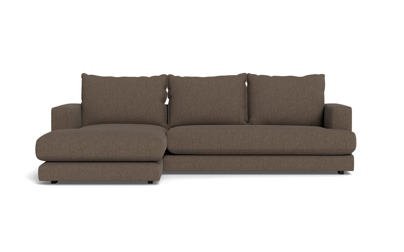 Cozy sofa med chaiselong - Gear stof - 12 taupe, Venstrevendt