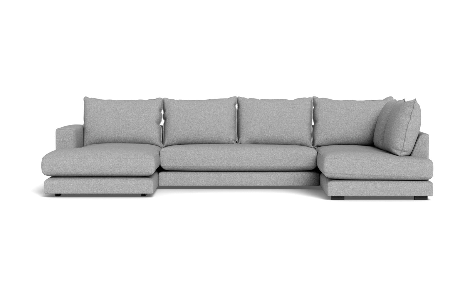 Cozy sofa med open end og chaiselong - Bjorn stof - lysegrå, Venstrevendt