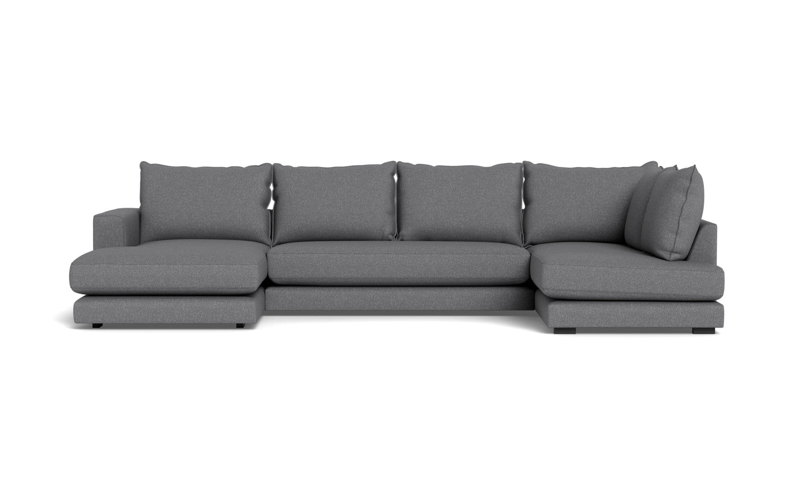 Cozy sofa med open end og chaiselong - Bjorn stof - grå, Venstrevendt