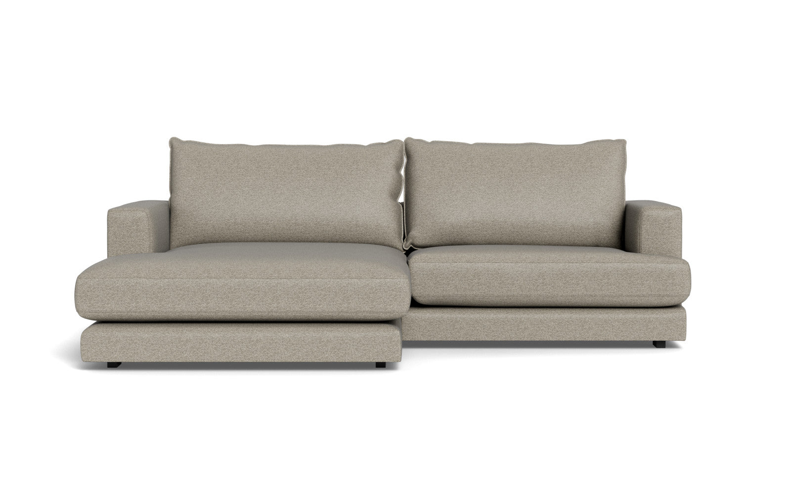 Cozy sofa med XL chaiselong - Positano stof - 87 grå, Venstrevendt