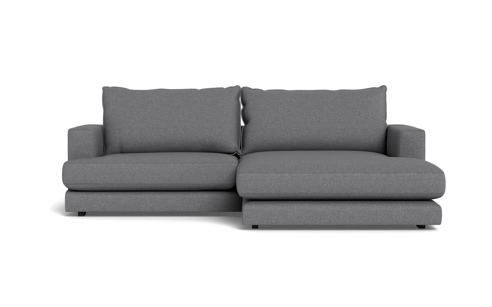 Cozy sofa med XL chaiselong - Bjorn stof - grå, Højrevendt