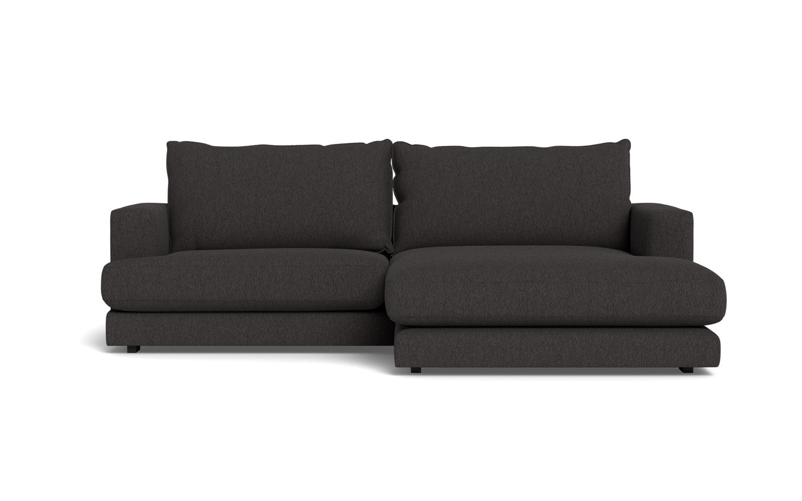 Cozy sofa med XL chaiselong - Gear stof - 67 antracite, Højrevendt
