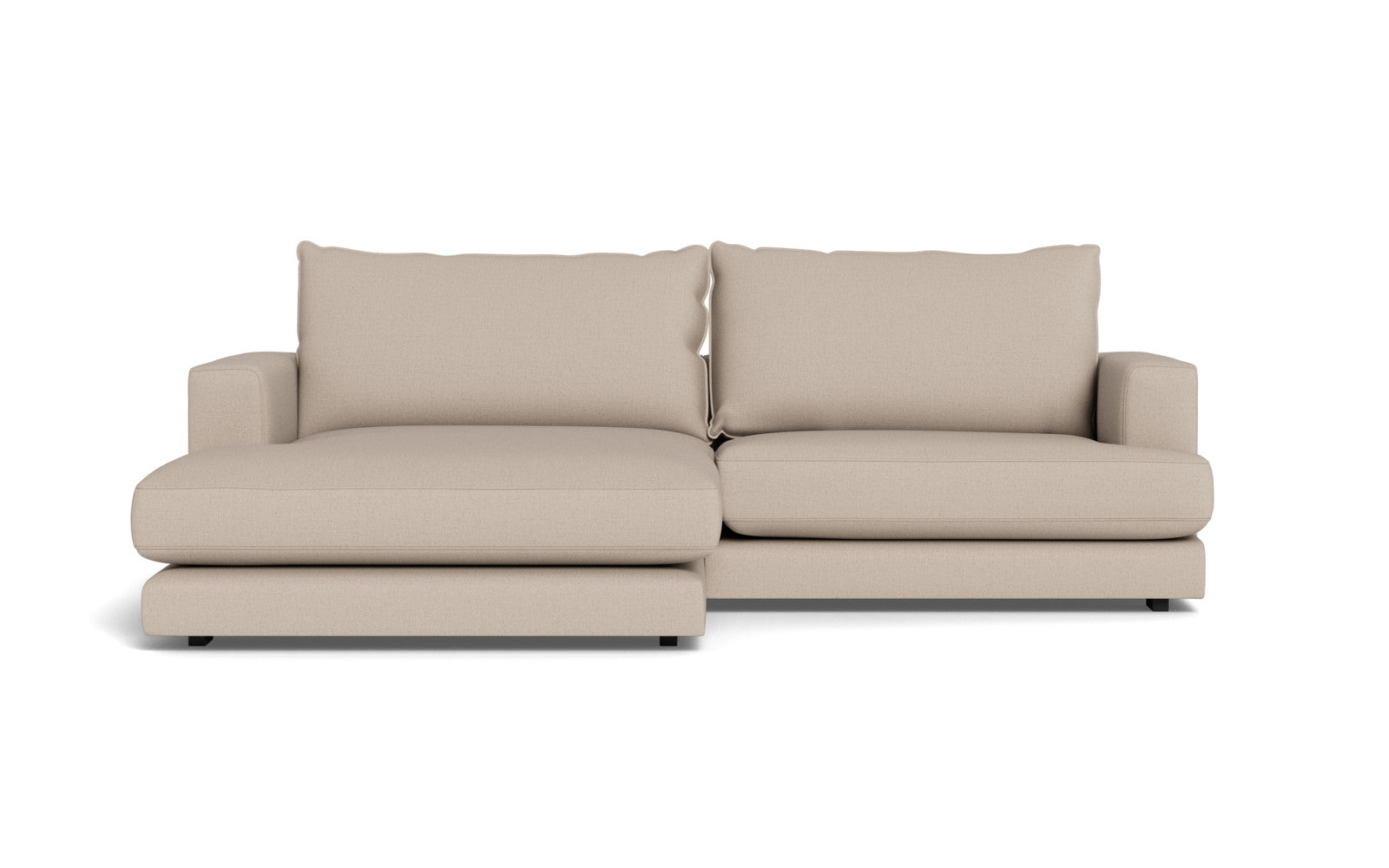 Cozy sofa med XL chaiselong - Moly stof - Brun, Venstrevendt