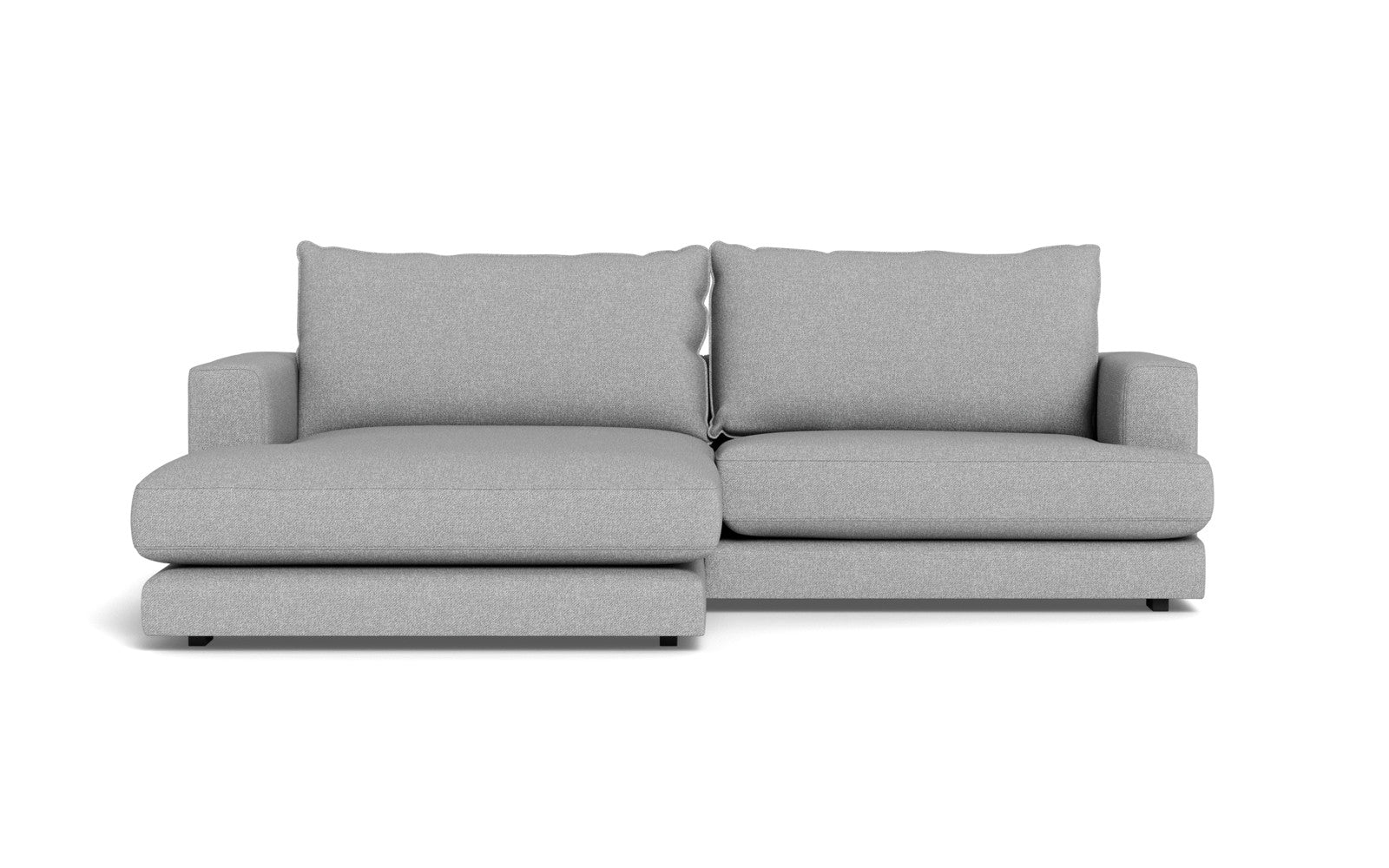 Cozy sofa med XL chaiselong - Bjorn stof - lysegrå, Venstrevendt