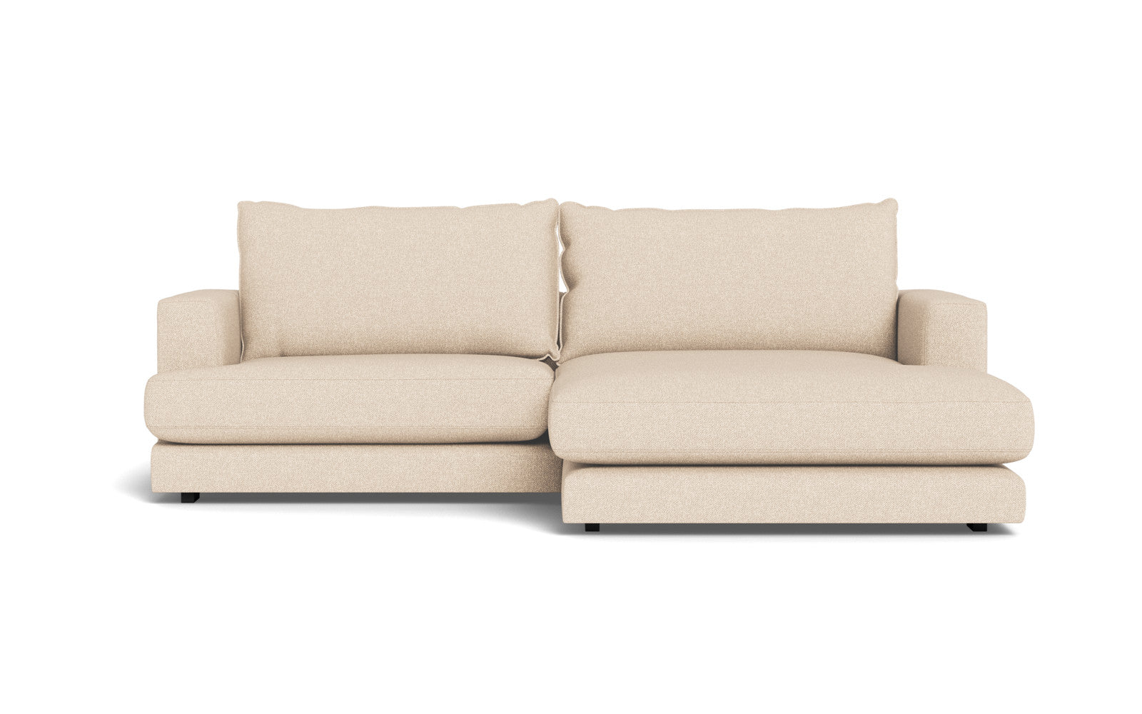 Cozy sofa med XL chaiselong - Bjorn stof - beige, Højrevendt