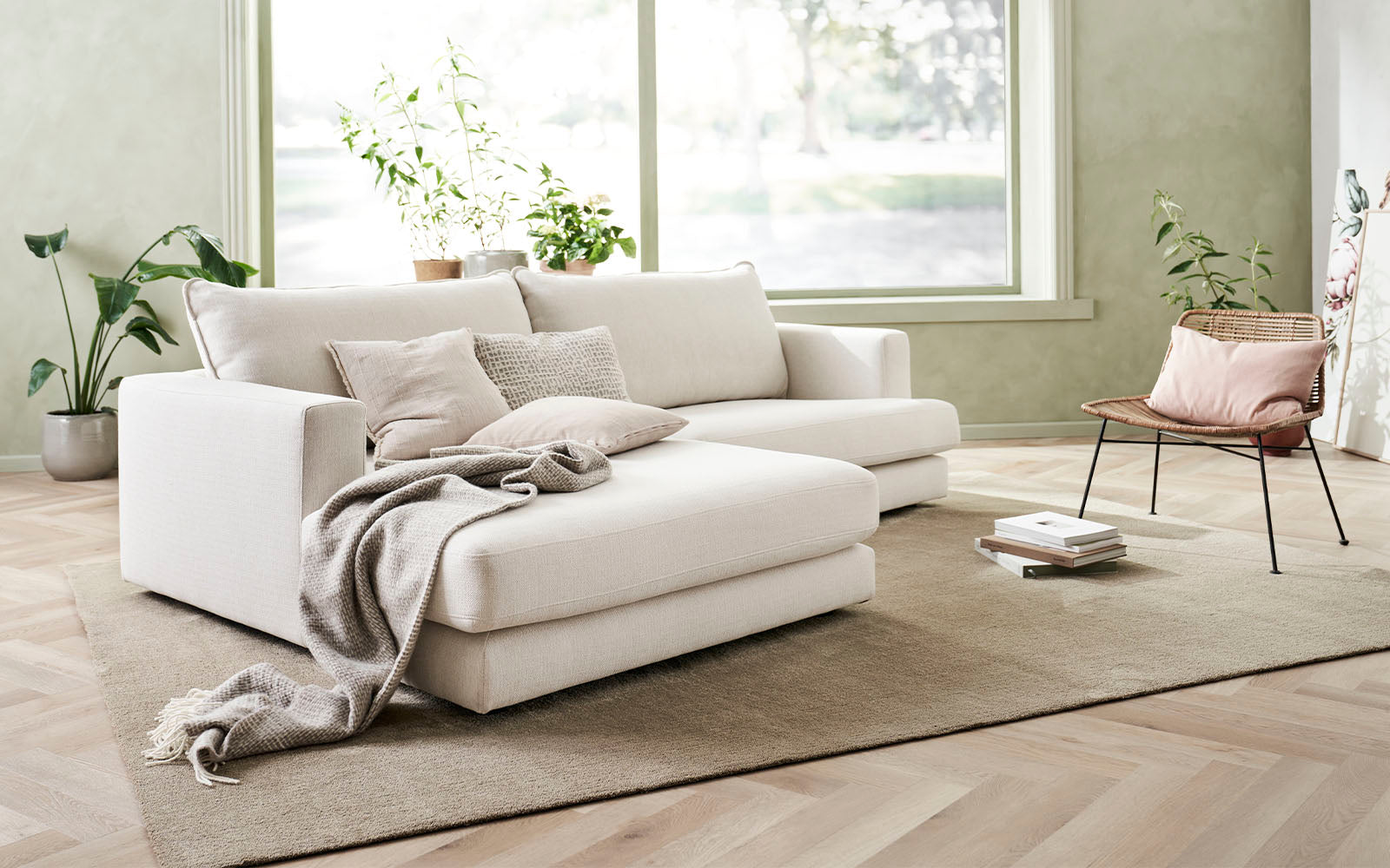 Cozy sofa med XL chaiselong - billede 81