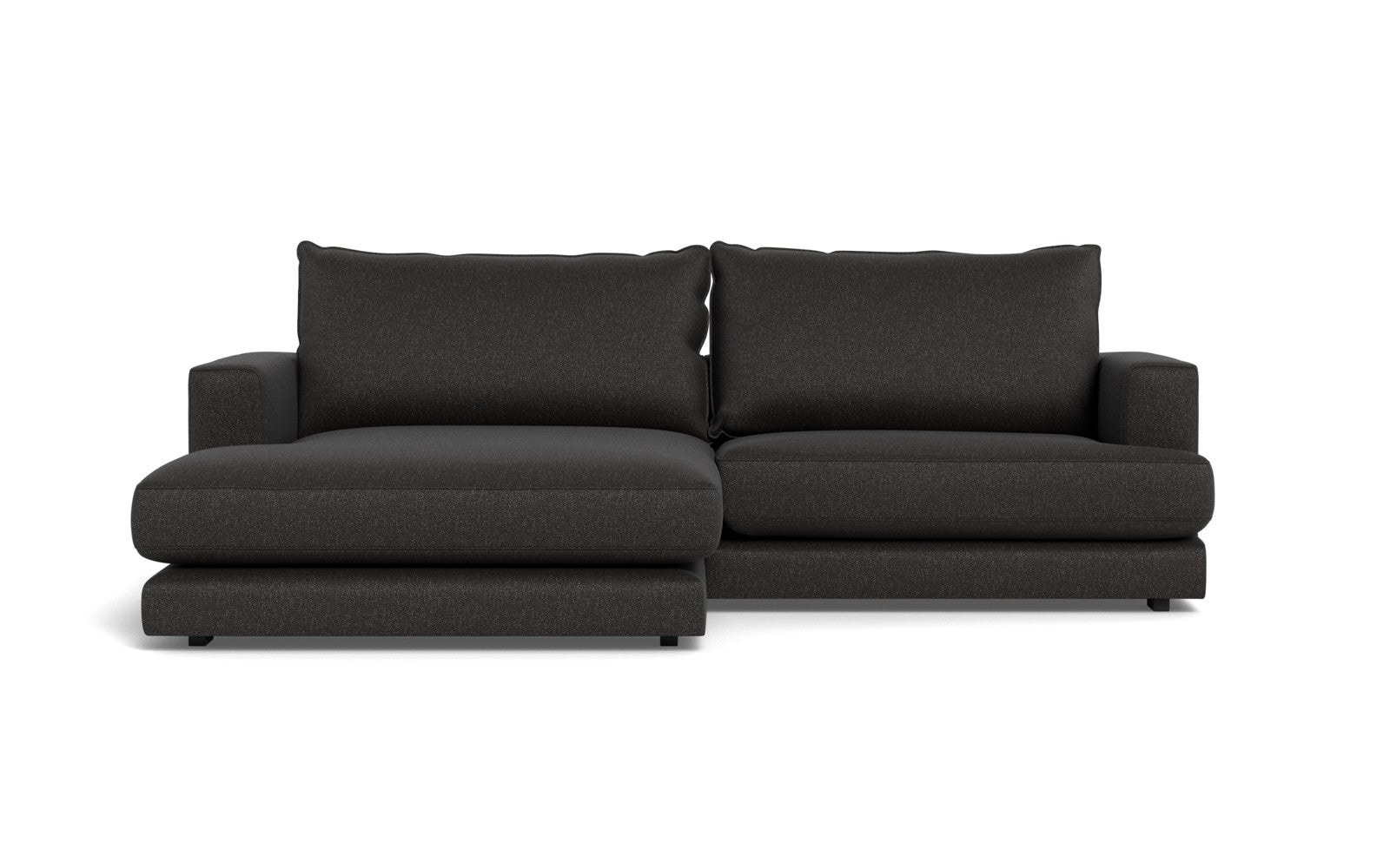 Cozy sofa med XL chaiselong - Bjorn stof - antracit, Venstrevendt